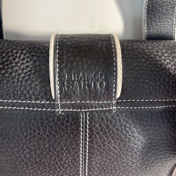 Franco Sarto Y2K pebble leather with contrasting white stitching - Picture 4 of 4